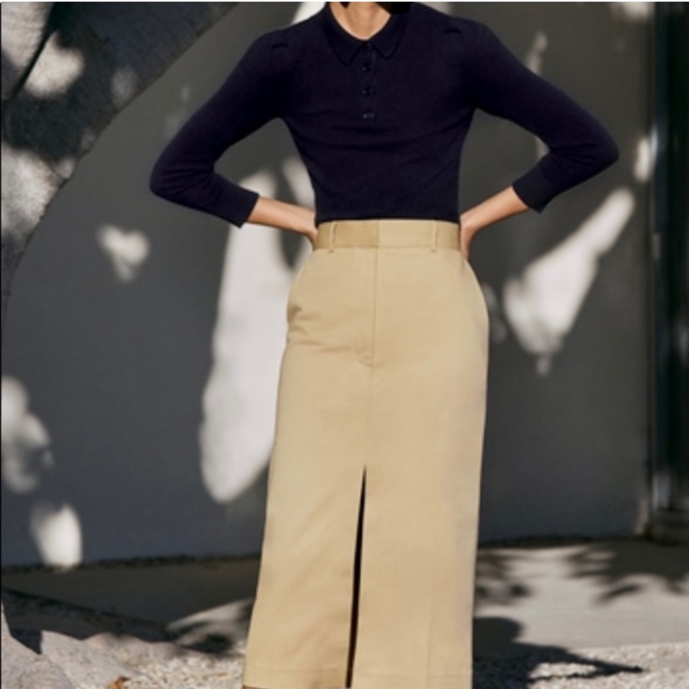G. Label by Goop | Alexandra Slit Trouser Skirt